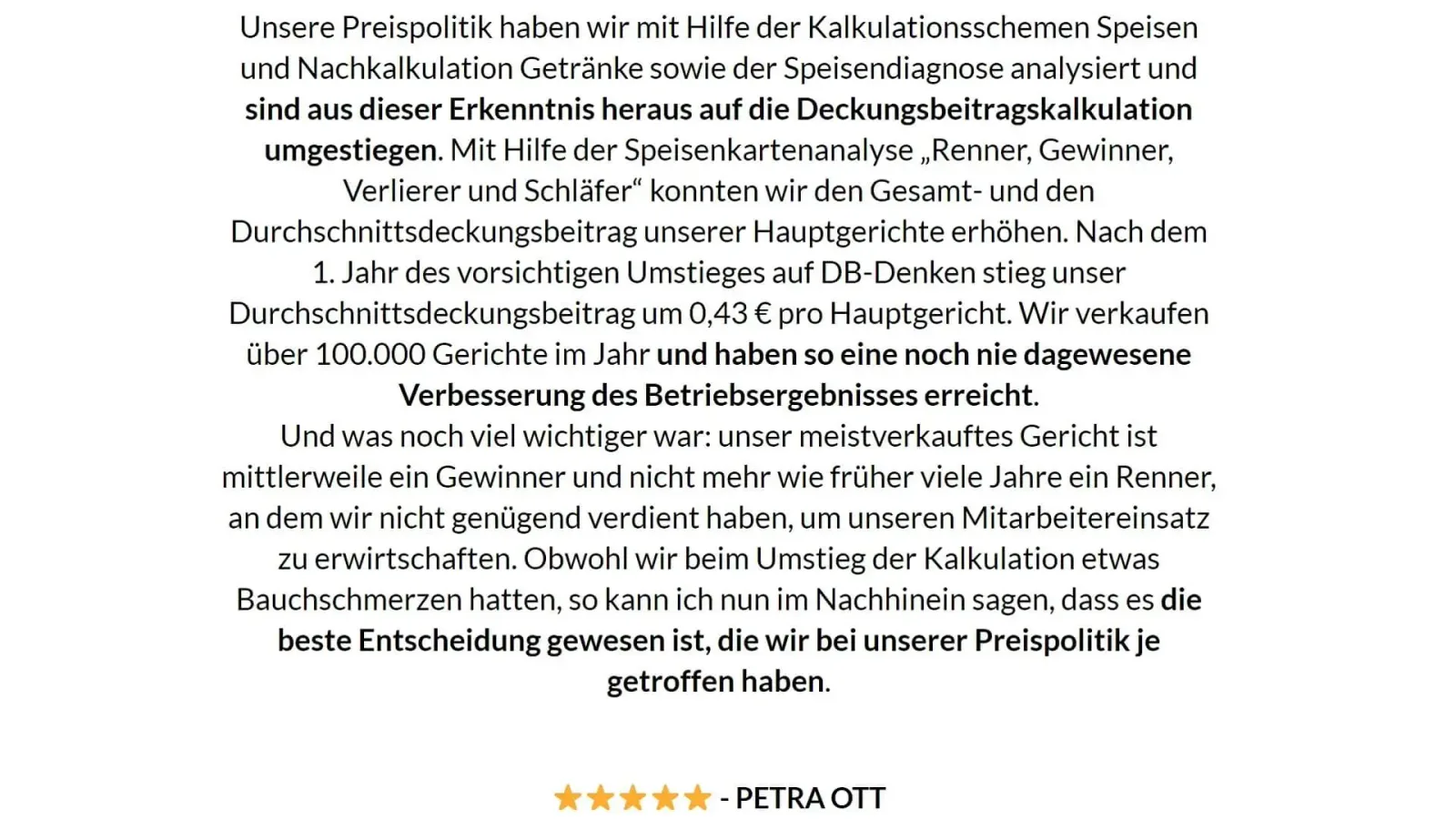 Petra Ott-Fischer, Anwenderin des Komplettpakets Budgetierung
