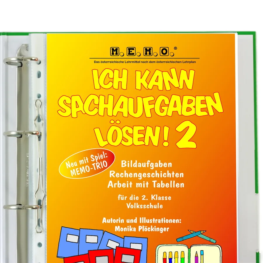 Mathematik Sachaufgaben lösen 2 Workbook für 2. Klasse Volksschule