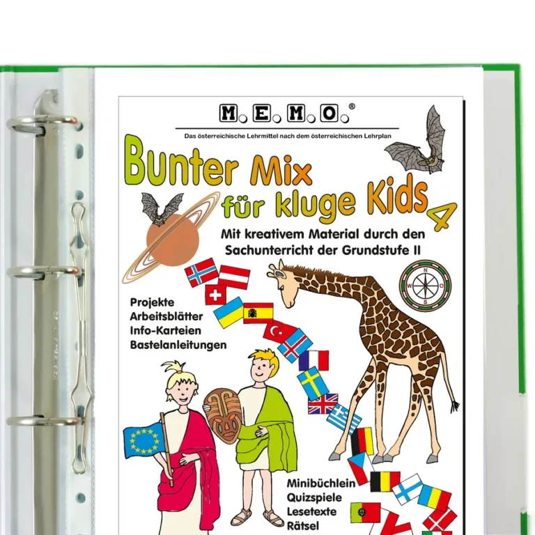 Bunter Mix für kluge Kids 4 – Arbeitsblätter Deutsch und Mathe