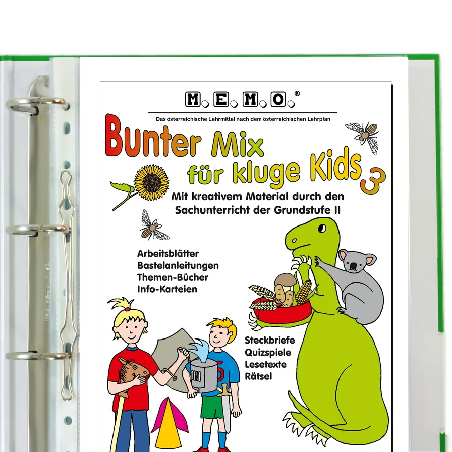 Bunter Mix für kluge Kids 3 Sachunterricht mit Dino und Kindern