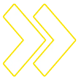 Doppeltes gelbes Chevron-Pfeil-Symbol nach rechts weisend
