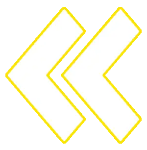 Doppeltes gelbes Chevron-Pfeil-Symbol in vertikaler Ausrichtung