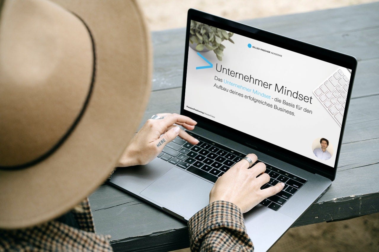 Unternehmer-Mindset Grafik für BusinessBuilder Academy Coaching