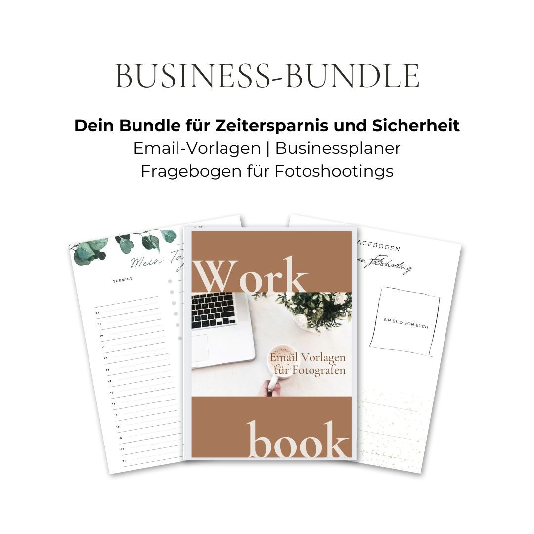 Business-Bundle von Yvonne Gerlach mit Planner, Email-Vorlagen und Fragebogen