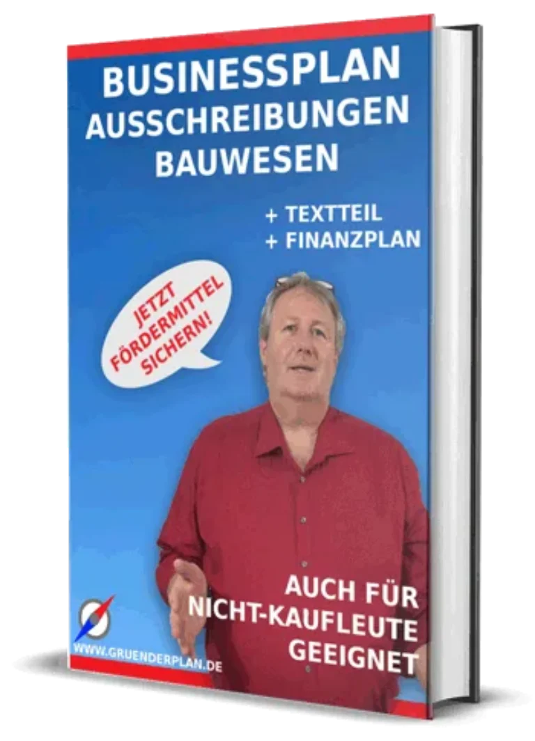 Businessplan Ausschreibungen im Bauwesen – Vorlage mit Finanzplan