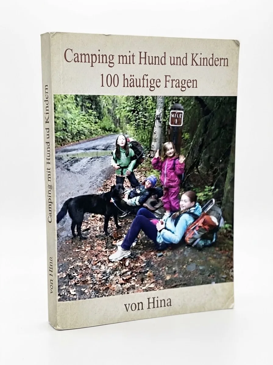 Camping mit Hund und Kindern 100 häufige Fragen Buch-Cover