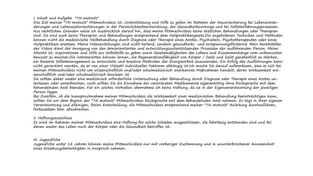 Informationstextblock zum Videokurs FZN Methode von Jan-Marc Eckert mit Erklärung von Inhalten, Haftungsausschluss und Alters