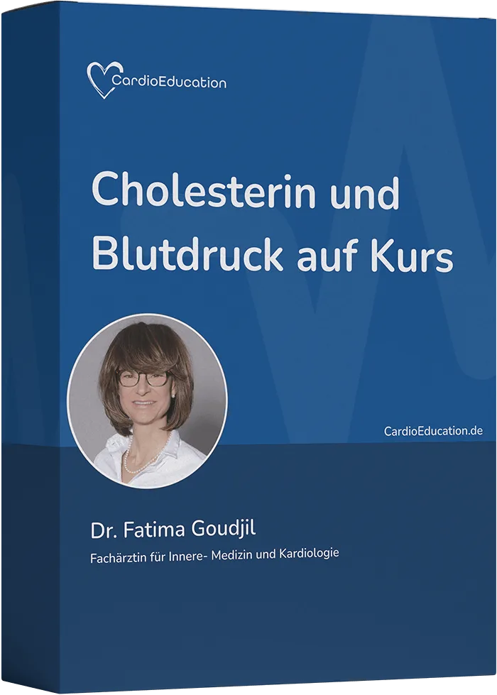 Produktmockup Cholesterin und Blutdruck auf Kurs Videokurs