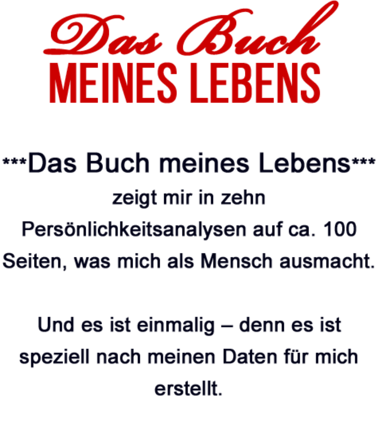 Das Buch Ihres Lebens – persönliche Horoskop-Analyse als E-Book