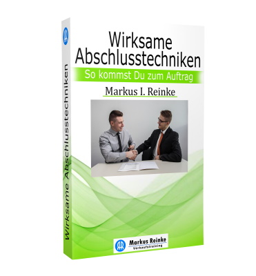 Cover Wirksame Abschllusstechniken mit zwei Geschäftsmännern im Gespräch