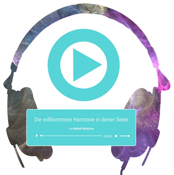 Person mit Kopfhörern hört Harmonie-Audiodatei