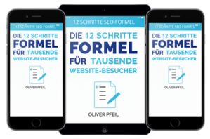 Das SEO 1x1 für Google Videokurs Cover mit 12-Schritte-SEO-Formel