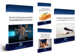 Produktabbildungen Das Turbo Abnehmprogramm mit Kursmaterialien und Trainingsanleitungen