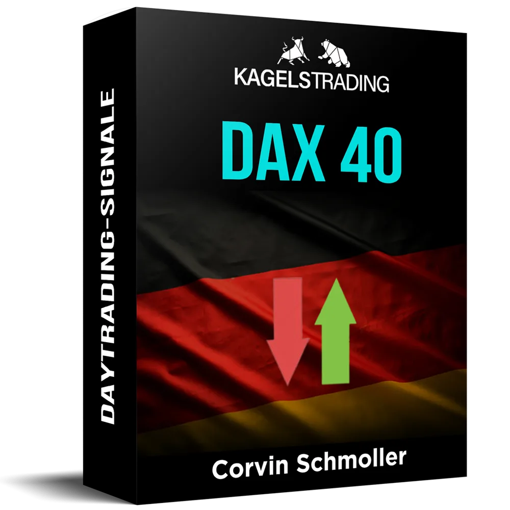 DAX Index Daytrading Signale – Mitgliedschaft mit Live-Setups 11 DAX Daytrading Signale Produktbox von Corvin