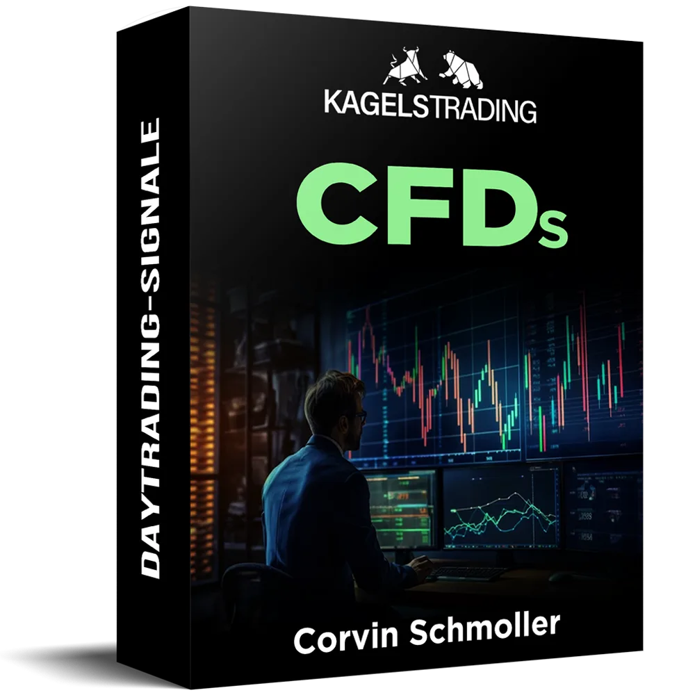DAX Index Daytrading Signale – Mitgliedschaft mit Live-Setups 12 CFD Daytrading Signale Produktbox von Corvin