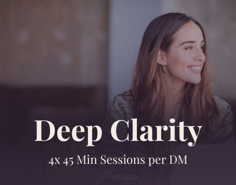 Deep Clarity – 1:1 Coaching bei Blockaden