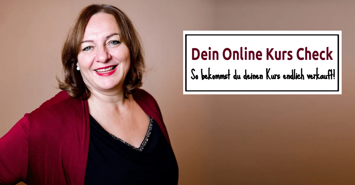 Produktmockup Dein Online Kurs Check von Meike Hohenwarter