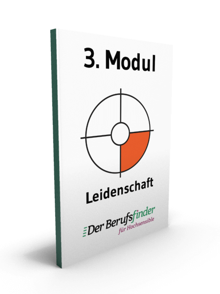 Buchcover Modul 3 Leidenschaft mit rotem Kreisdiagramm-Segment