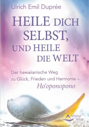 Buchcover mit violettem Farbverlauf und Muschel-Motiv