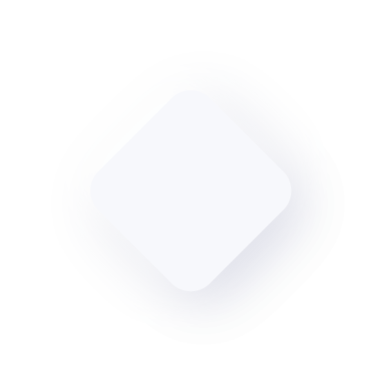 Abstrakte Hintergrund-Grafik mit weißem gerundeten Quadrat und Schattenverlauf