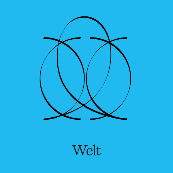 Illustration der Welt mit symbolischen Elementen zur Lebensaufgabe