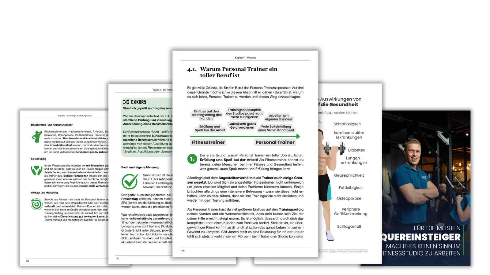 Produktmockup Buch Der neue Weg zum Personal Trainer 2025