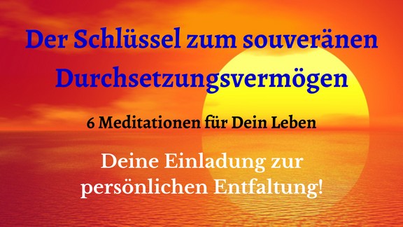 Meditationen Durchsetzungsvermögen Audio-Programm von Benno Siegrist