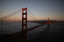 Golden Gate Bridge in San Francisco bei Sonnenuntergang, Originalversion