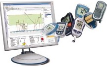 DIABASS6 Premium – Software für Diabetes-Tagebuch 2 DIABASS 6 Software für Diabetes-Patienten mit Messgeräten und Monitor