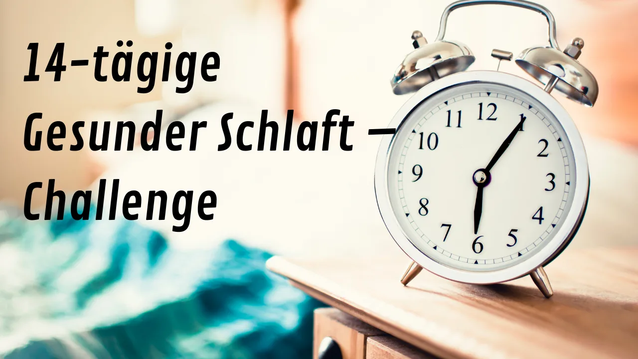 Kurscover der 14 tägige gesunder Schlaf-Challenge von Ingo Lienemann