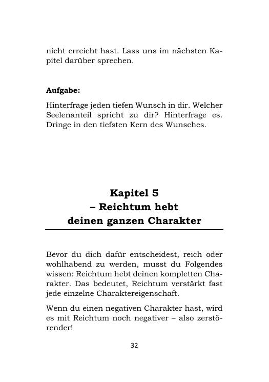 Buchseite mit Aufgabe zur Selbstreflexion, Übergang zu Kapitel 5