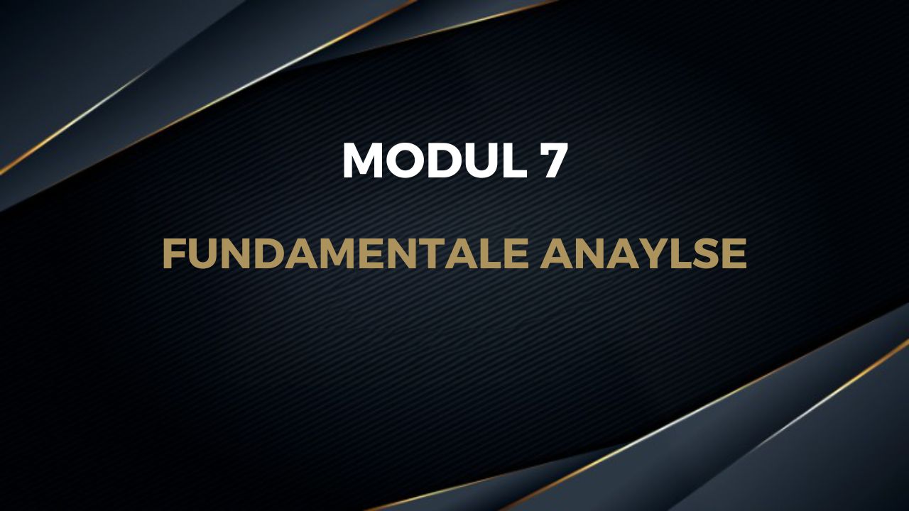Schwarze Slide mit goldenem Text auf Linienmuster, Modultitel