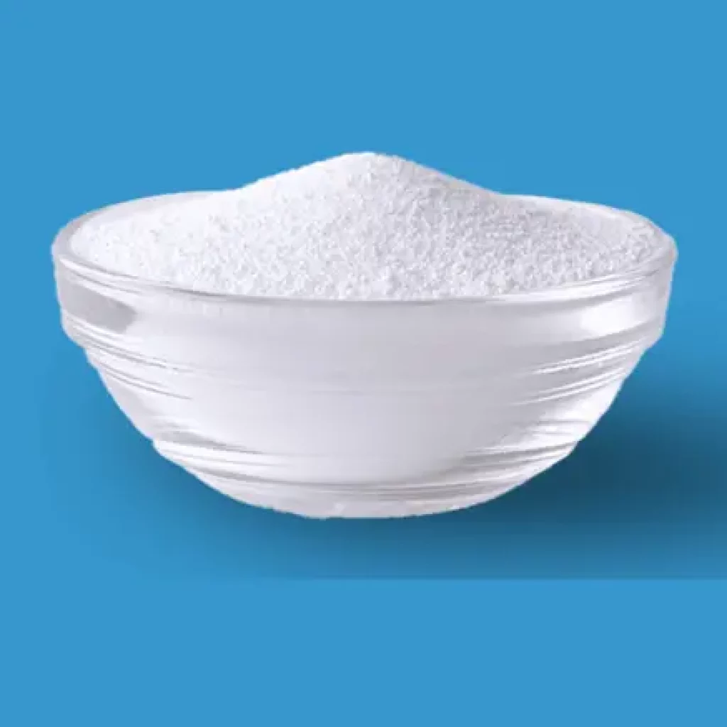 Glasschüssel mit Borax Pulver
