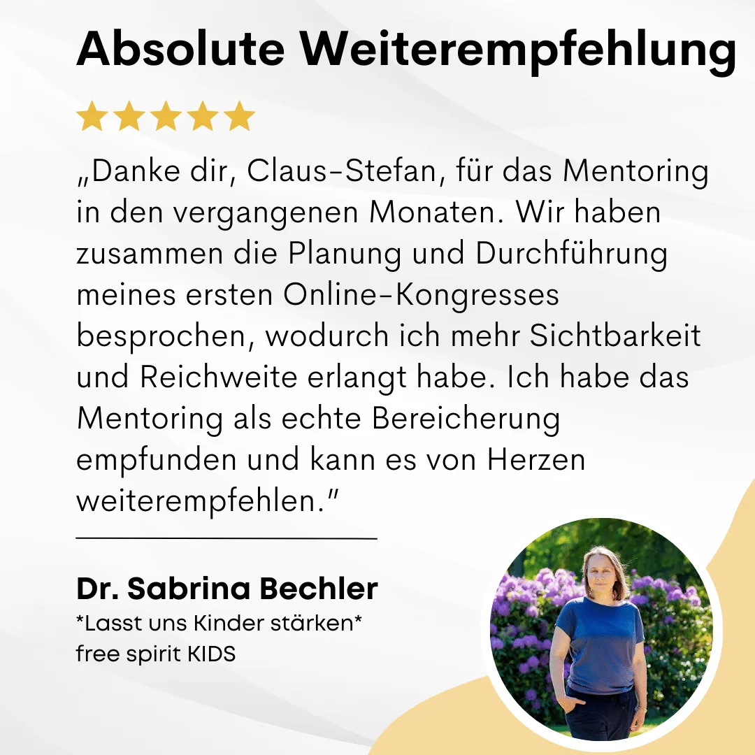 Kundenstimme Sabrina zum Masterteaching Kurs
