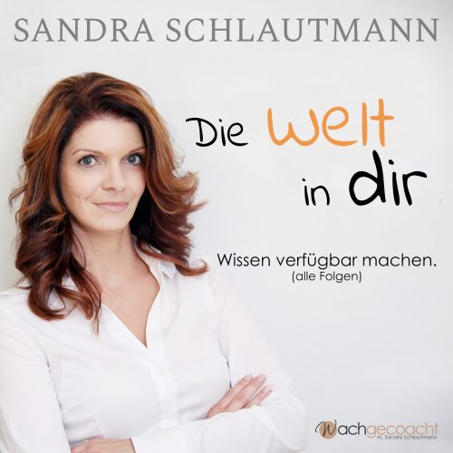 Die Welt in dir – Wissen verfügbar machen Cover mit Sandra Schlautmann, Untertitel Wissen verfügbar machen (alle Folgen)