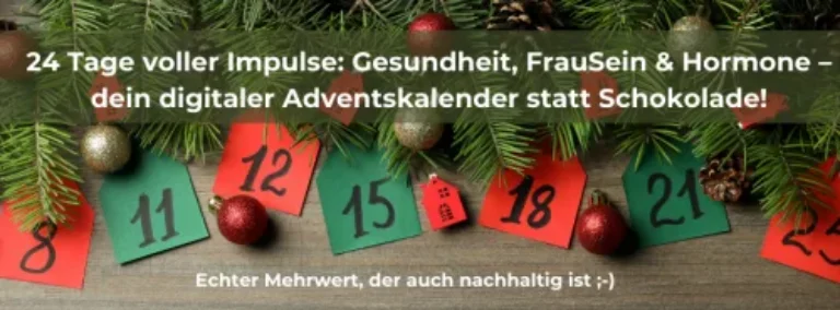 Digitaler Adventskalender – Impulse zu Frauengesundheit