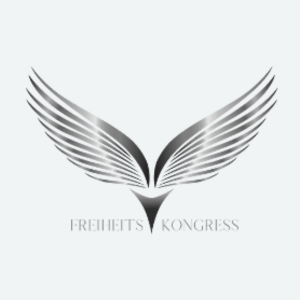Logo: Freiheitskongress mit stilisierten Flügeln