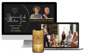 Master Teaching Kurs-Mockup mit Desktop, Smartphone und Laptop, zeigt Stefanie Bruns und Dr. Roy Martina