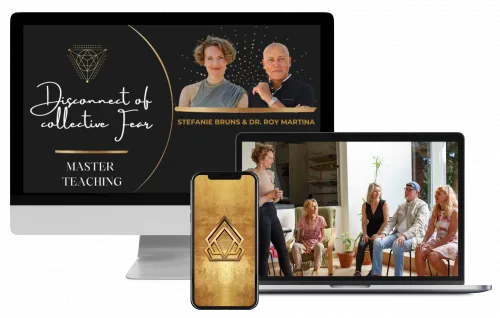 Master Teaching Kurs-Mockup mit Desktop, Smartphone und Laptop, zeigt Stefanie Bruns und Dr. Roy Martina