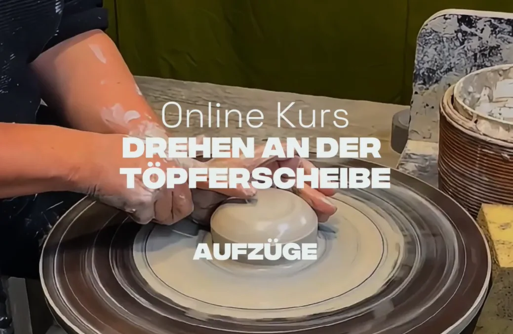 Tonhände formen Schmetterlingsgriff Keramik