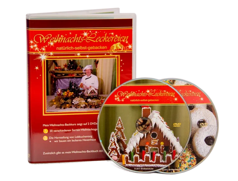 DVD Weihnachtsbackkurs mit Weihnachtsbackbuch von Reiner Bernhardt