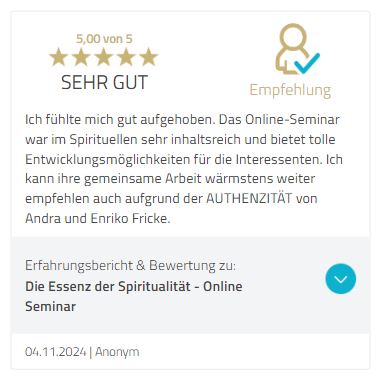 Andrea, Autor von E5ENZ Level 1: Loslassen