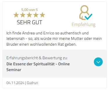 Enrico, Autor von E5ENZ Level 1: Loslassen