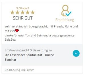 Teilnehmer beim Coaching E5ENZ Level 1: Loslassen