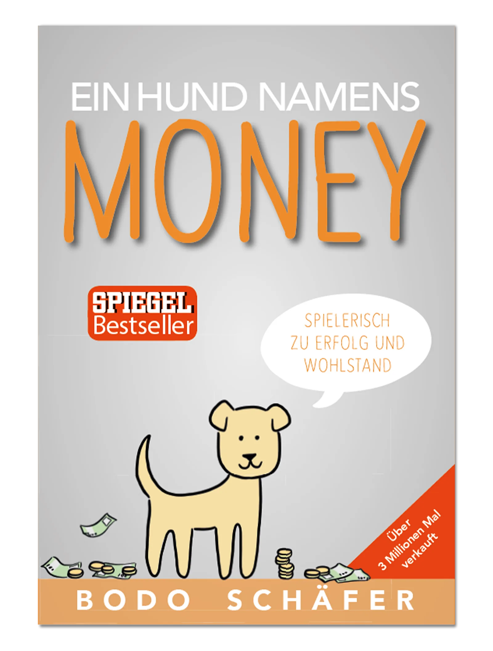 Buchcover "Ein Hund namens Money" mit Spiegel-Bestseller-Auszeichnung