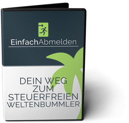 DVD-Mockup des Videokurses EinfachAbmelden in Schwarz, Weiß und Grün