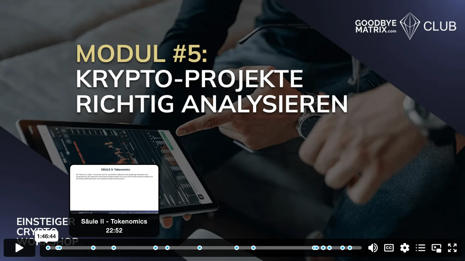 Videostandbild Modul 5 Einsteiger Crypto Workshop mit Hands-on Tablet-Analyse