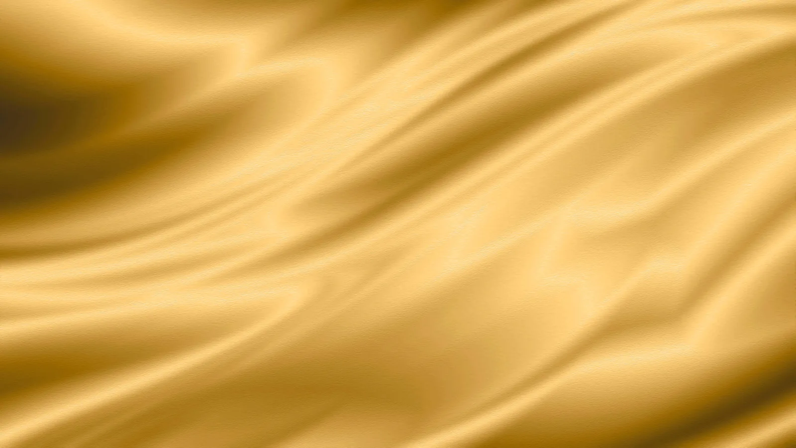 Abstrakte goldfarbene Seide oder Stoff mit Faltenwurf und Lichtbrechung