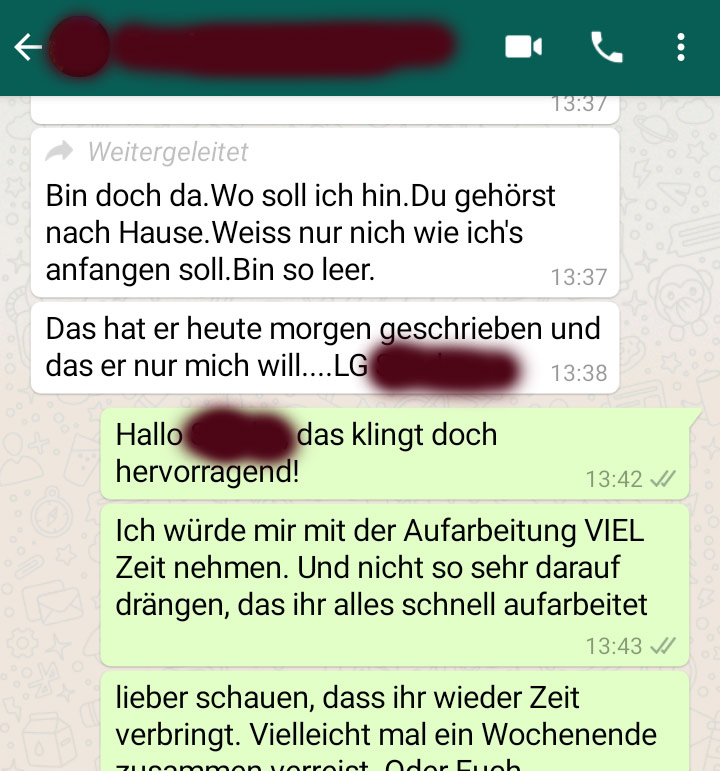 Kundenstimme zum Email-Coaching Paket Silber