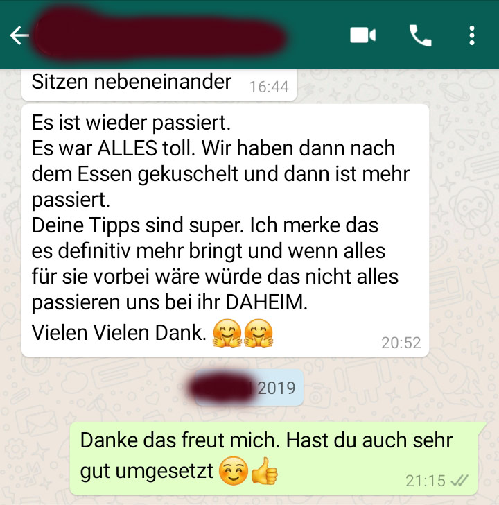 Kundenstimme zum Email-Coaching Paket Silber